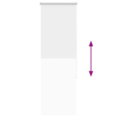 Roleta zaciemniająca biała 45x150 cm Szerokość tkaniny 40,7 cm
