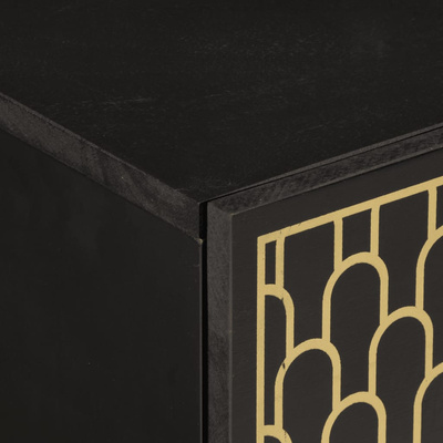 Szafki nocne, 2 szt., 40x33x46 cm, lite drewno mango