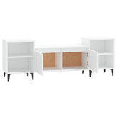 vidaXL Szafka pod TV, biała, 80x36x50 cm, materiał drewnopochodny wariant 9