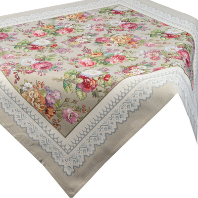 Obrus Oli oliwkowy 100x100