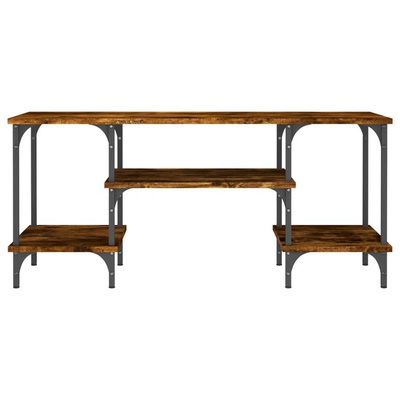 vidaXL Szafka pod TV, przydymiony dąb, 102x35x45,5 cm