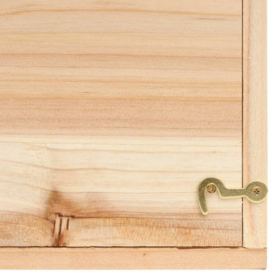 Domek dla wiewiórki, lite drewno jodłowe, 26x25x29 cm