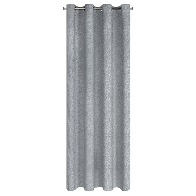 Zasłona Adelina stalowa 140x250