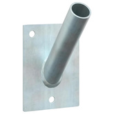 Uchwyt na maszt flagowy Srebrny 10,5 x 7,5 x 2,5 cm Stal