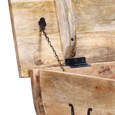 Stolik kawowy, lite drewno mango, 88 x 50 x 40 cm