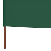 Parawan 9-skrzydłowy z tkaniny, 1200x80 cm, zielony