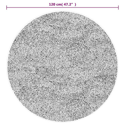 vidaXL Dywan z możliwością prania, kolorowy, ?120 cm, antypoślizgowy model standard