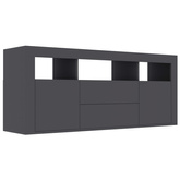 vidaXL Szafka pod TV, szara, 120x30x50 cm, materiał drewnopochodny