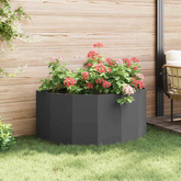 Donica Czarny 120 x 60 x 50 cm Stal