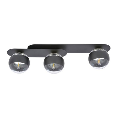Lampa sufitowa  PLAZA 3 BLACK/STRIPE