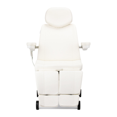Fotel kosmetyczny elektryczny obrotowy Azzurro 873 pedi biały 144741