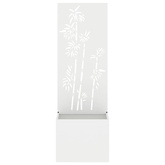 Ekran zapewniający prywatność w ogrodzie Biały 50 x 150 cm