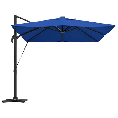 Parasol plażowy 352 x 251 x 265 cm Poliester i aluminium