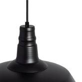 Lampa Wisząca Retro Loft Czarna 36cm E27 Abruzzo Patrone