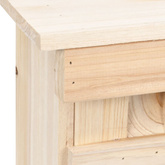 Domek dla wróbli, 5 pokoi, 68x15x21 cm, drewno jodłowe