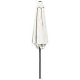 Parasol ogrodowy z podstawą 230 x 230 cm Poliester Prostokątny