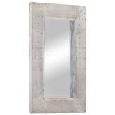vidaXL Lustro ścienne w stylu Aviator, 80x50 cm, metalowe