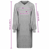 Bluza-koc KINN Szary XL bawełna