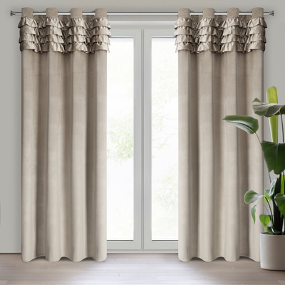 Zasłona Erin beżowa 140x250