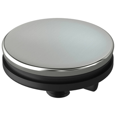 Zaślepka do otworu pod baterię/dozownik STAL SZCZOTKOWANA ? 44 mm