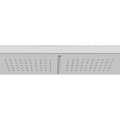 Prysznic ogrodowy z podstawą, WPC i stal nierdzewna