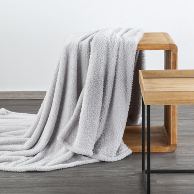 Koc Lori srebrny 170x210