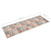 vidaXL Kuchenny dywanik podłogowy Mosaic Colour, 60x180 cm