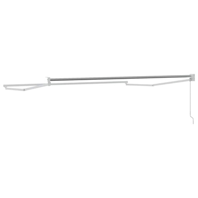 Markiza chowana Biały 300 x 250 cm Aluminium