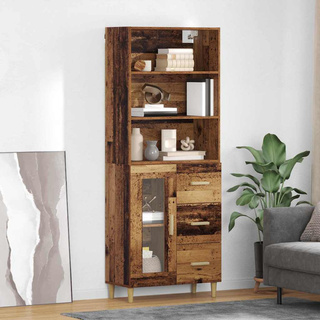 Highboard Stare drewno 69,5 x 34 x 180 cm Drewno inżynieryjne