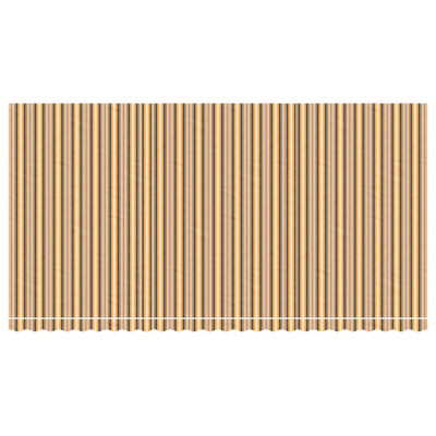 Zapasowa tkanina na markizę, pomarańczowo-czarna, 6x3 m, poliester