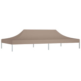 Dach do namiotu imprezowego, 6 x 3 m, taupe, 270 g/m?