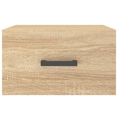 vidaXL Wiszące szafki nocne, 2 szt., dąb sonoma, 35x35x20 cm model standard