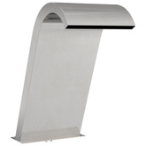 Fontanna Przy Basenie srebrny 47 x 31 x 60 cm Stal nierdzewna