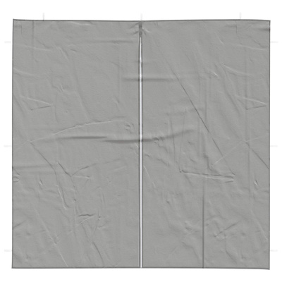 Ściana boczna namiotu na imprezy 2 pcs jasnoszary 200 x 195 cm
