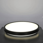 Plafon PERETI 24W czarny pierścień 35cm, 4000K barwa neutralna, 2400lm, IP44, 220-240V EDO777614 EDO Solutions