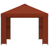 Altana 3 x 3 m terakota Poliester i Stal 190 gsm