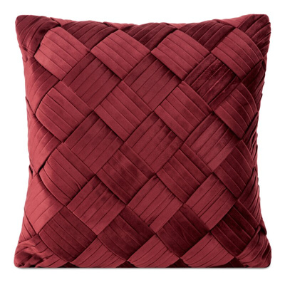 Poszewka Sonia bordowa 45x45