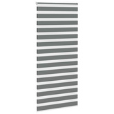 Roleta zebra, ciemnoszara, szerokość tkaniny 110,9cm, poliester