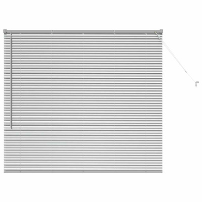 Żaluzje weneckie Srebrny 130 x 150 cm Aluminium