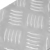 Stopień Prostokątny 5 pcs Srebrny 60 x 18 x 2,5 cm Aluminium