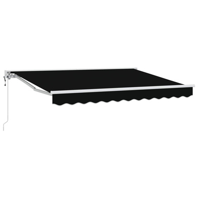 Elektryczna Rozkładana Markiza Czarny 3,5 x 2,5 m