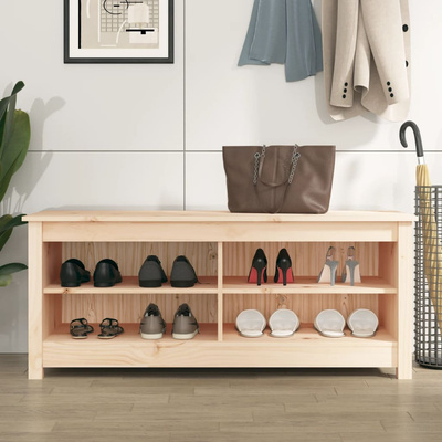 na buty, 110x38x45,5 cm, lite drewno sosnowe Szafka