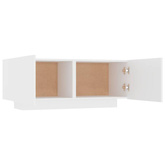 vidaXL Szafka pod TV, biała, 100x35x40 cm, materiał drewnopochodny model standard