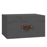 vidaXL Szafki nocne, wiszące, 2 szt., 40x29,5x22 cm, szare