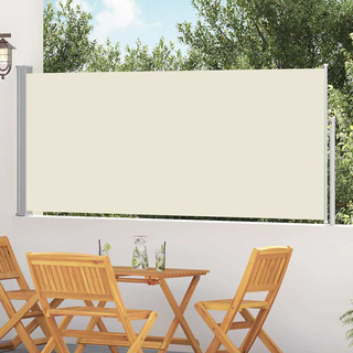 Zwijana markiza boczna, 120 x 300 cm, kremowa