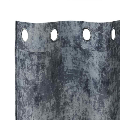 Zasłony z weluru 2 pcs Srebrnoszary 225 x 140 cm Aksamit