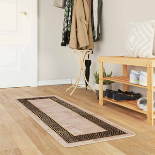 Chodnik dywanowy MARSA Czarny 50 x 100 cm Poliester i PVC