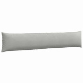 Poduszki na sofę 2 pcs Jasnoszary 200 x 40 cm tkanina