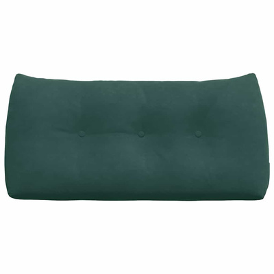Poduszka na plecy Ciemna zieleń 100 x 24 x 50 cm Aksamit