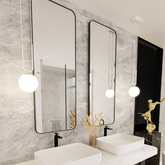 Lampa wisząca GLAM 1 WHITE/OPAL